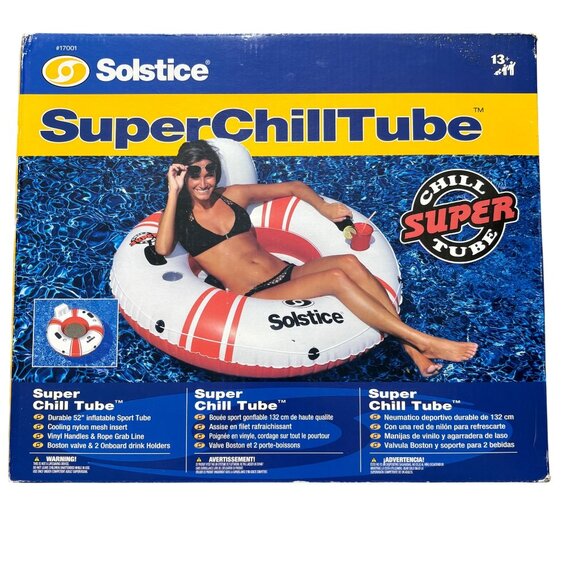 Solstice SuperChillTube Inflatable Sport Tube For Ages 13+ 132cm - Picture 3 of 4